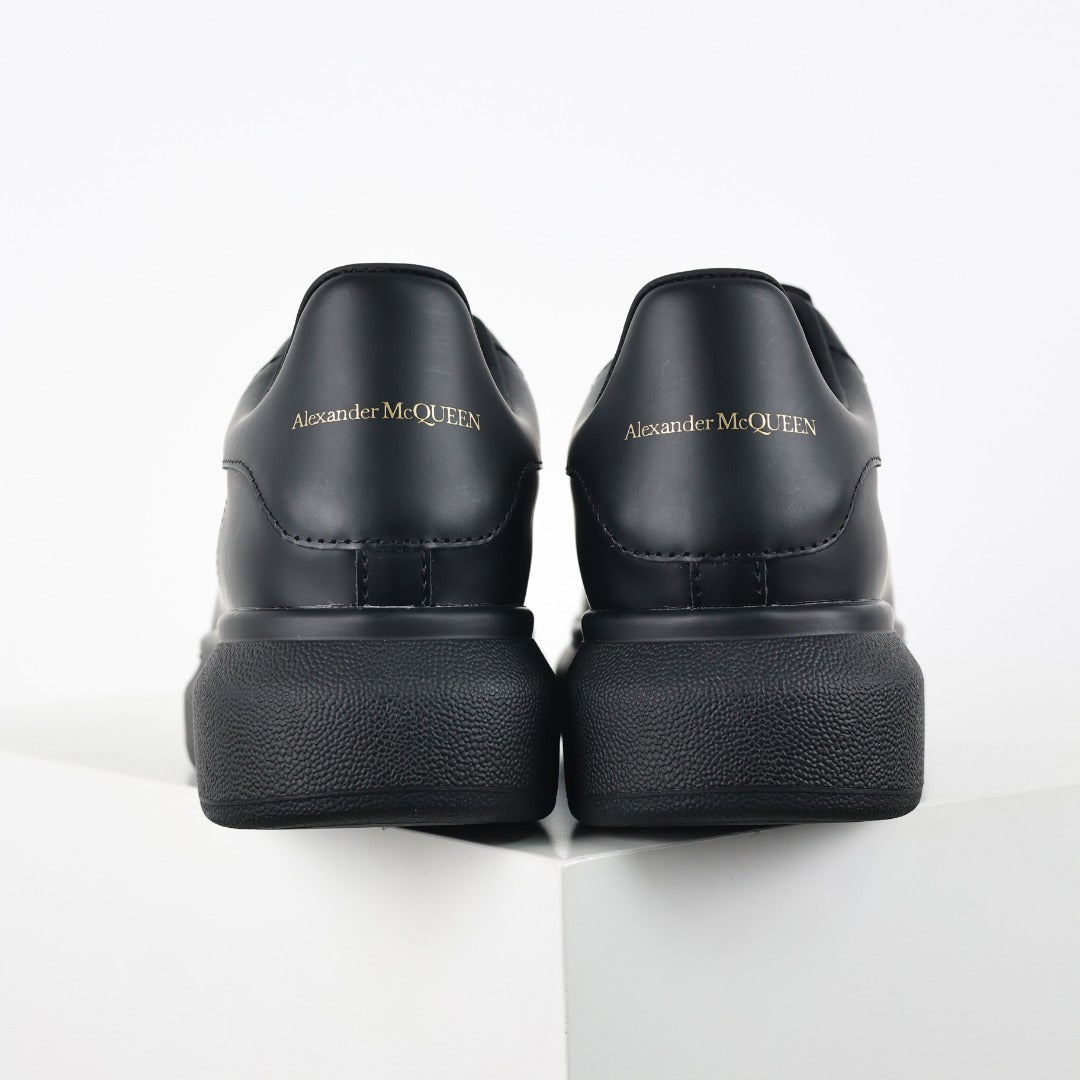 ALEXANDER MCQUEEN SNEAKER TOTAL BLACK (PELLE)