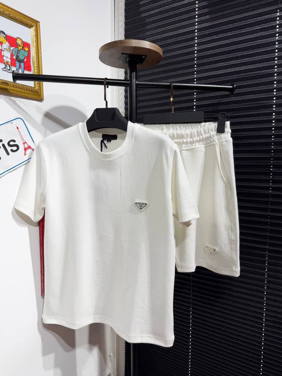 PRADA COORDINATO COTONE MINIMALE