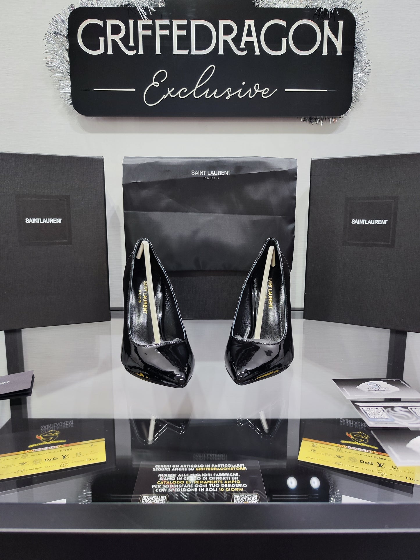 Yves Saint Laurent Decollètè Opyum Tacco Oro