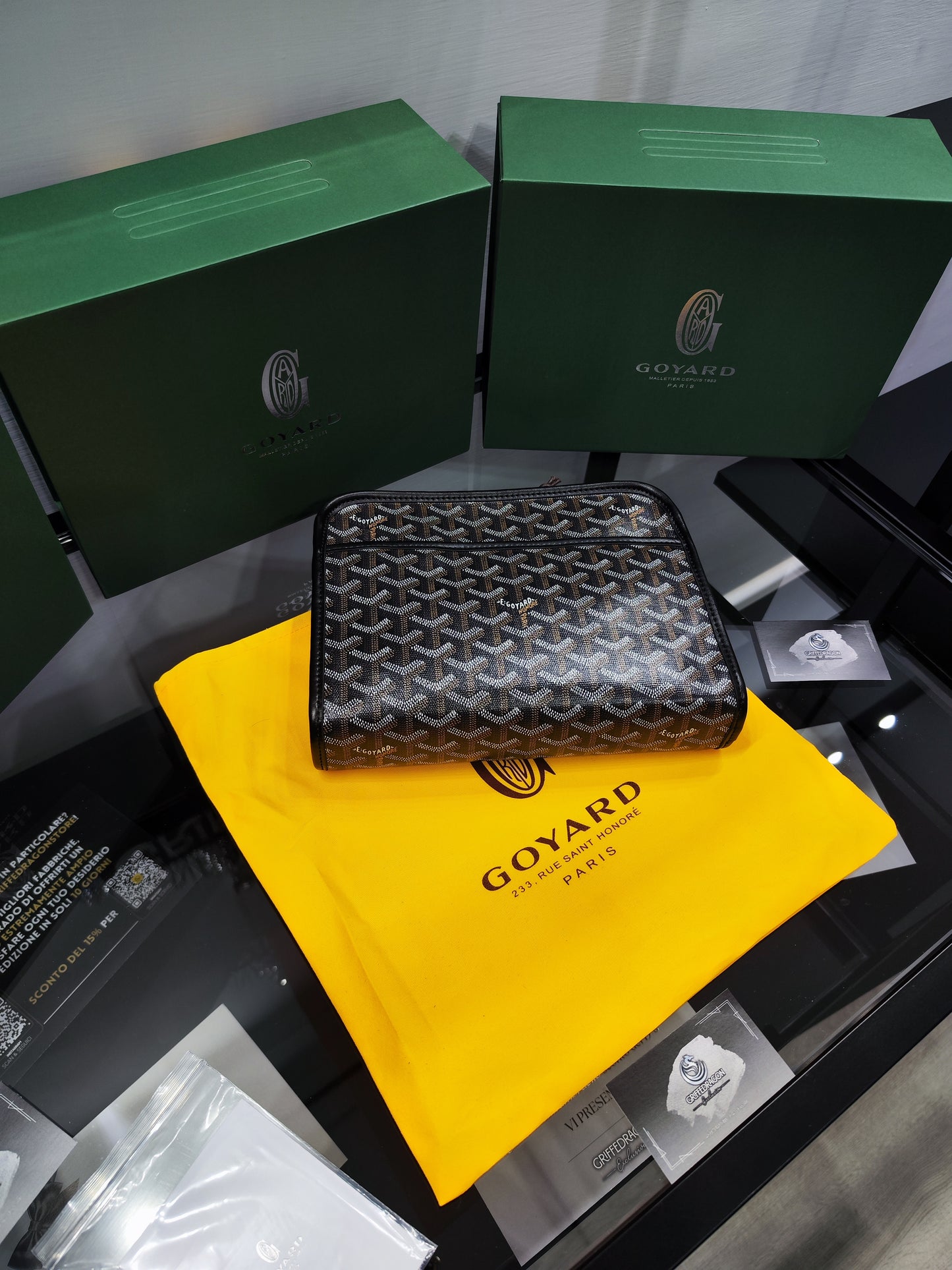 GOYARD POCHETTE JOUVENCE PM BLACK