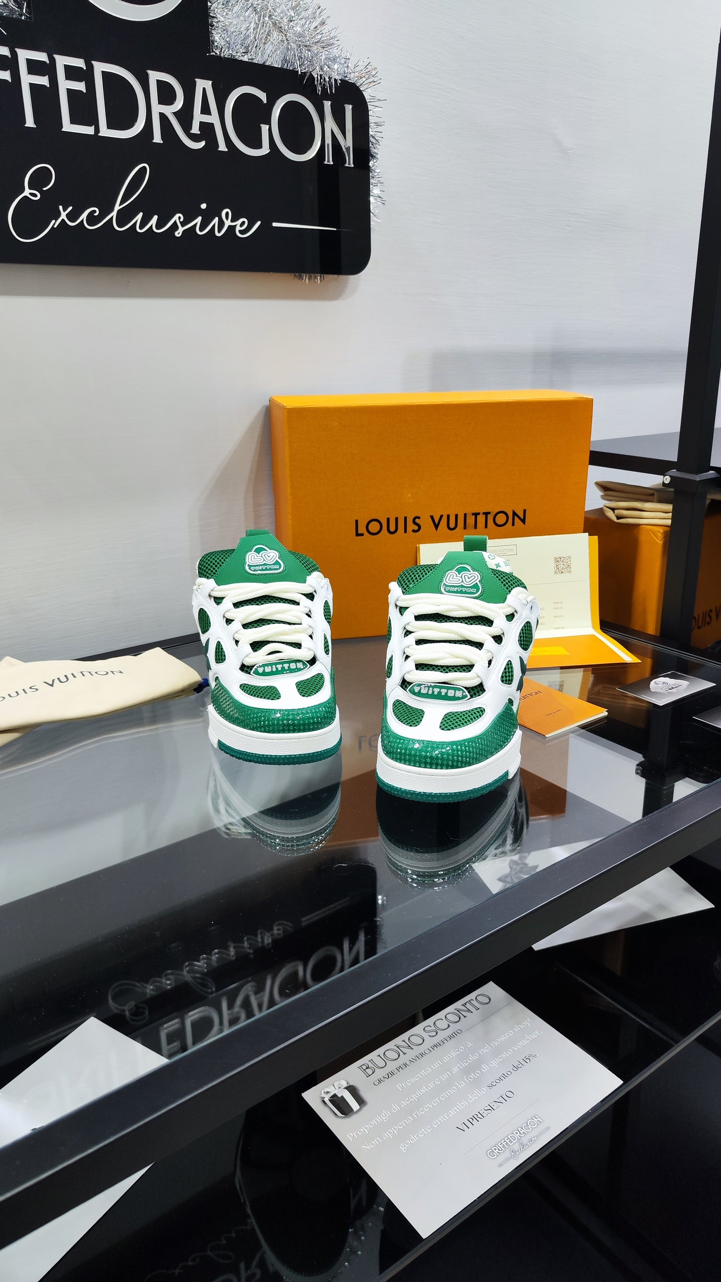 LOUIS VUITTON SKATE GREEN