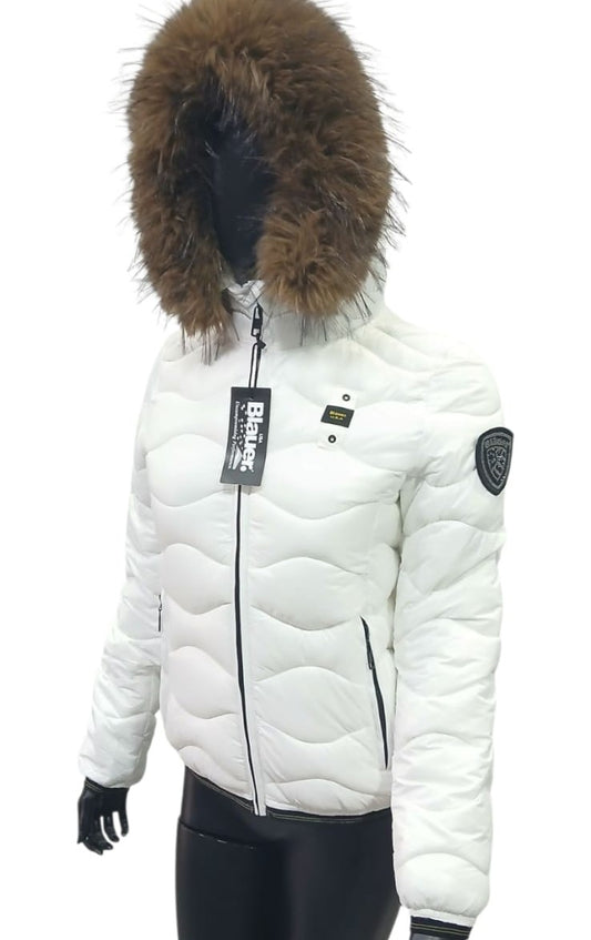 Blauer Femminile ONDE - Bianco Pelliccia Swarovski