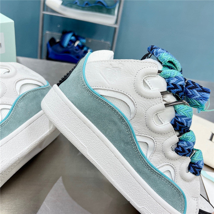 LANVIN CURB SNEAKER WHITE BLUE