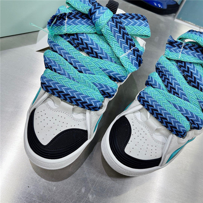 LANVIN CURB SNEAKER WHITE BLUE