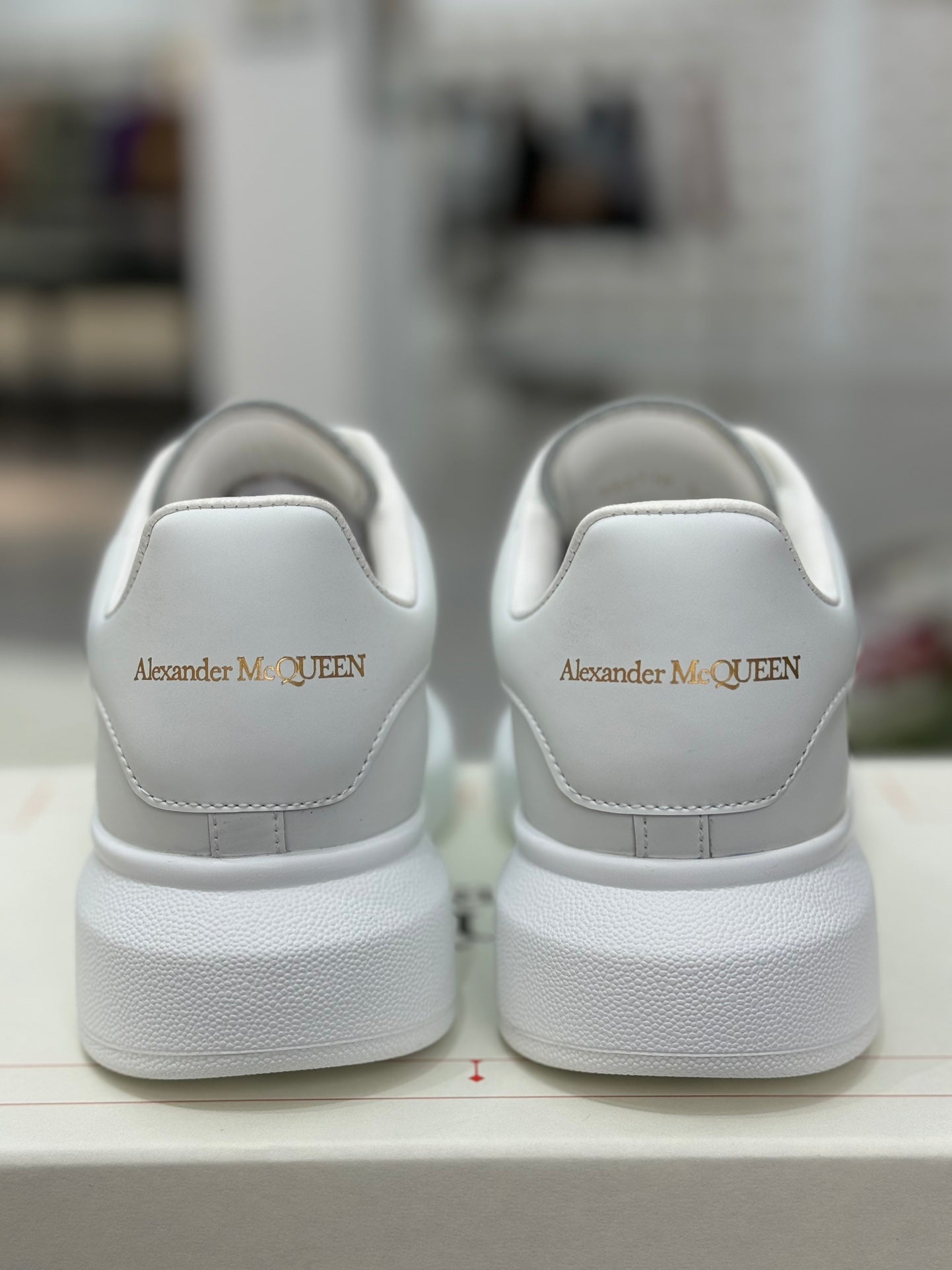 ALEXANDER MCQUEEN SNEAKER TOTAL WHITE (PELLE)
