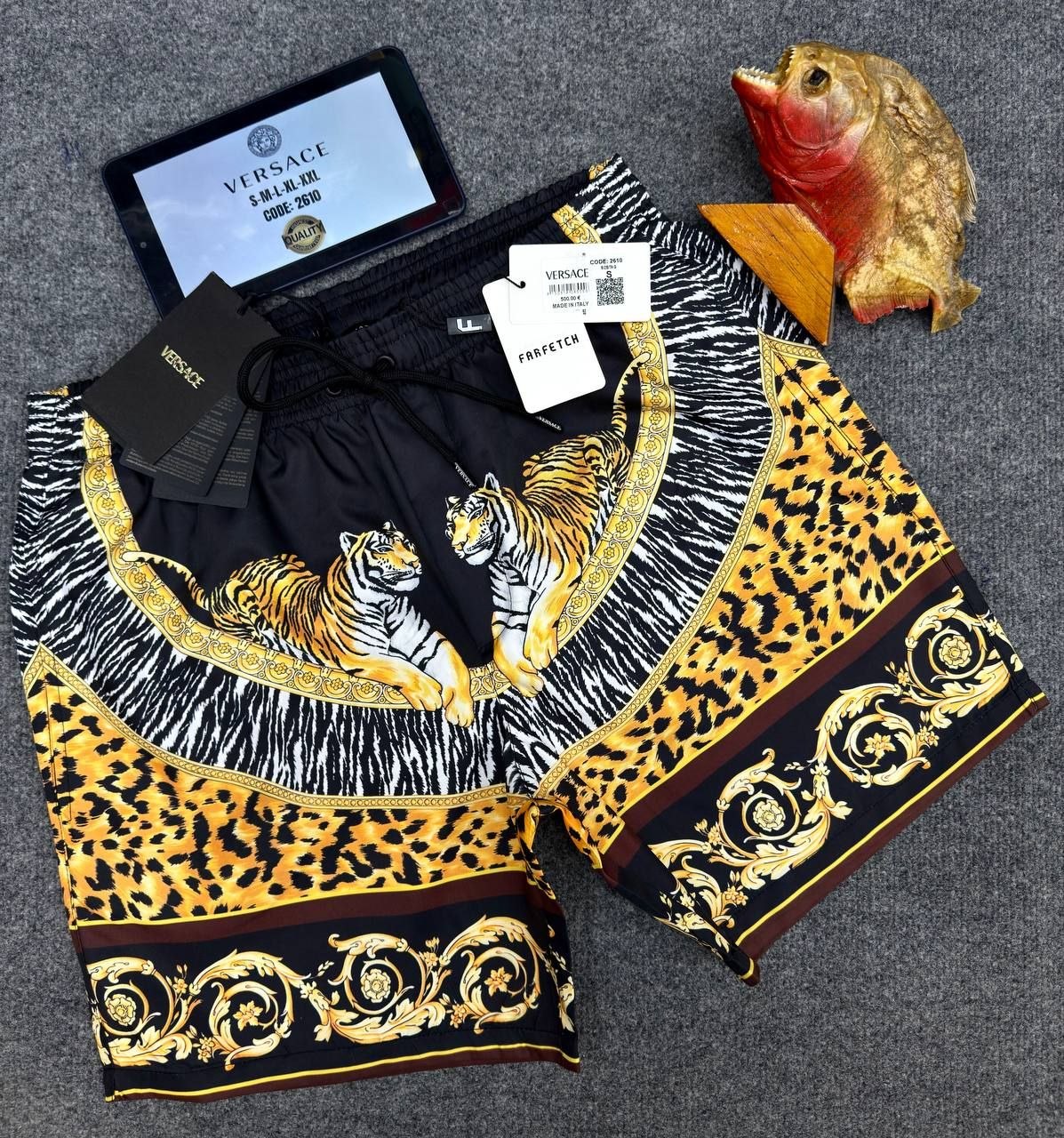VERSACE COSTUME MARE "TIGER"