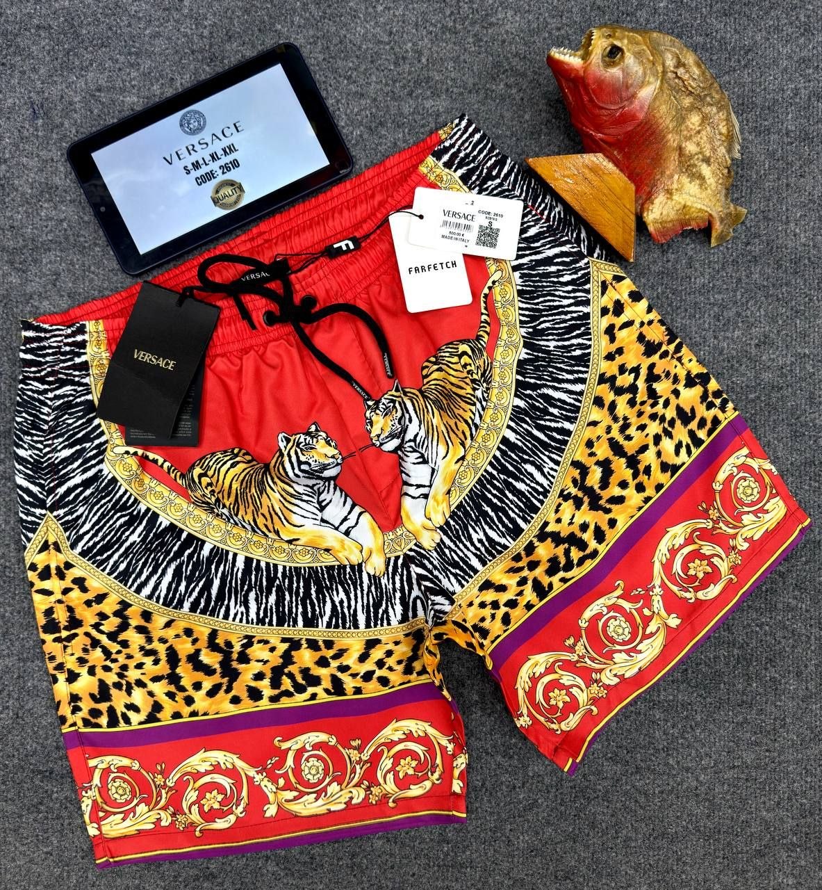 VERSACE COSTUME MARE "TIGER"