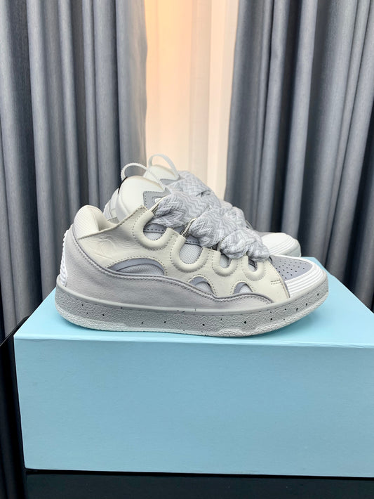 LANVIN CURB SNEAKER TOTAL WHITE