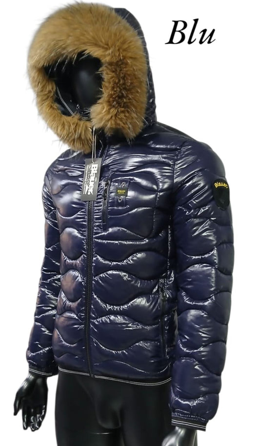Blauer Maschile ONDE - Blu Pelliccia