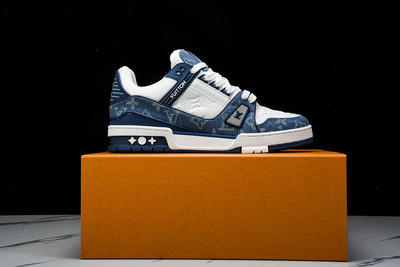LOUIS VUITTON TRAINER DENIM BLUE