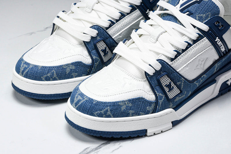 LOUIS VUITTON TRAINER DENIM BLUE