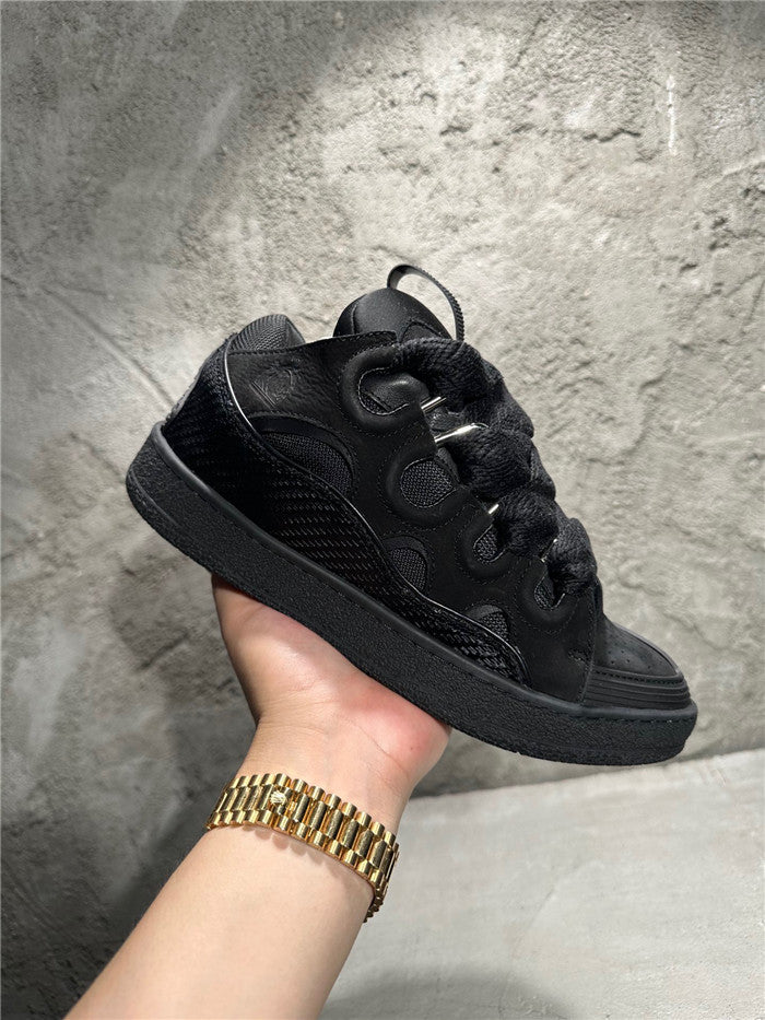 LANVIN CURB SNEAKER TOTAL BLACK