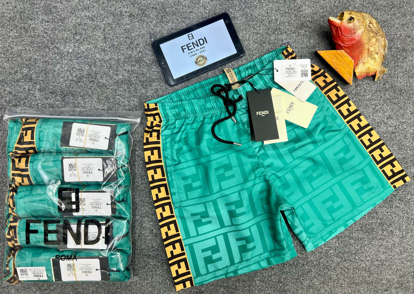 FENDI COSTUME MARE "BIG LOGO"