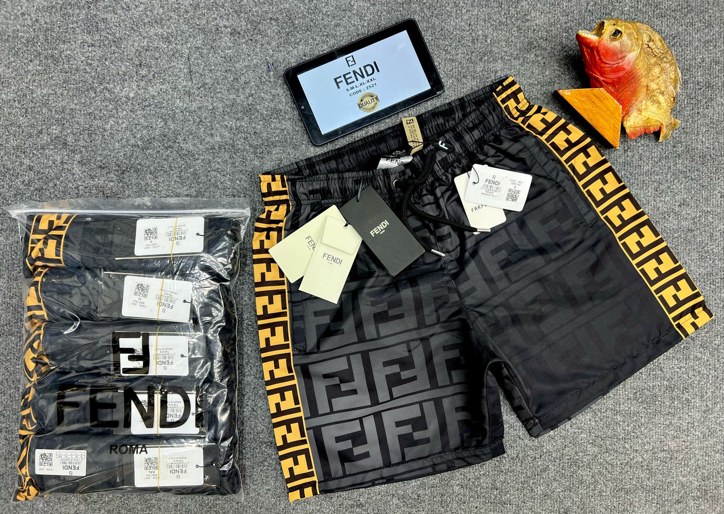 FENDI COSTUME MARE "BIG LOGO"