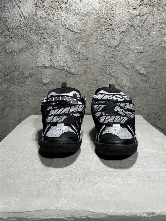 LANVIN CURB SNEAKER BLACK GREY