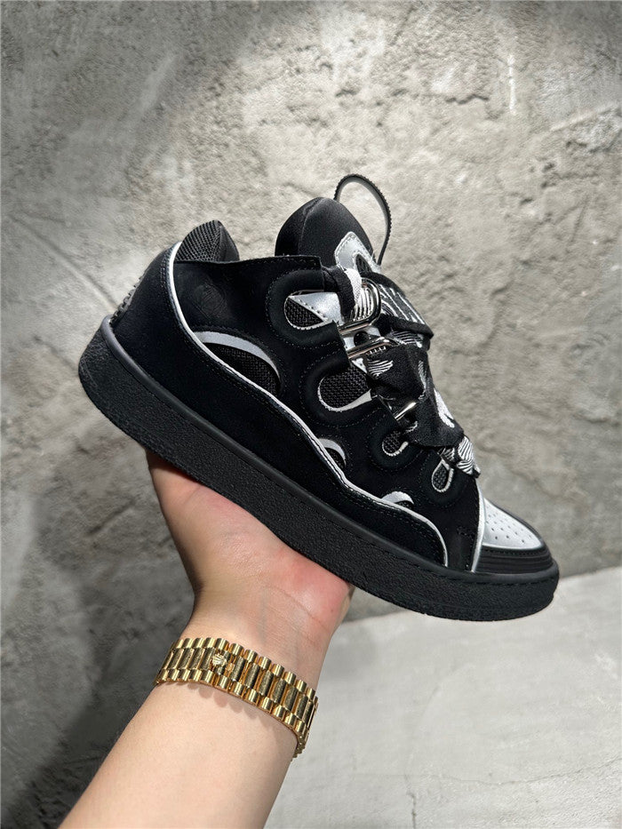LANVIN CURB SNEAKER BLACK GREY