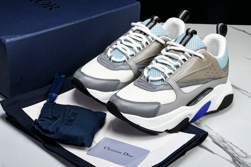DIOR SNEAKER B22 GREY BLUE