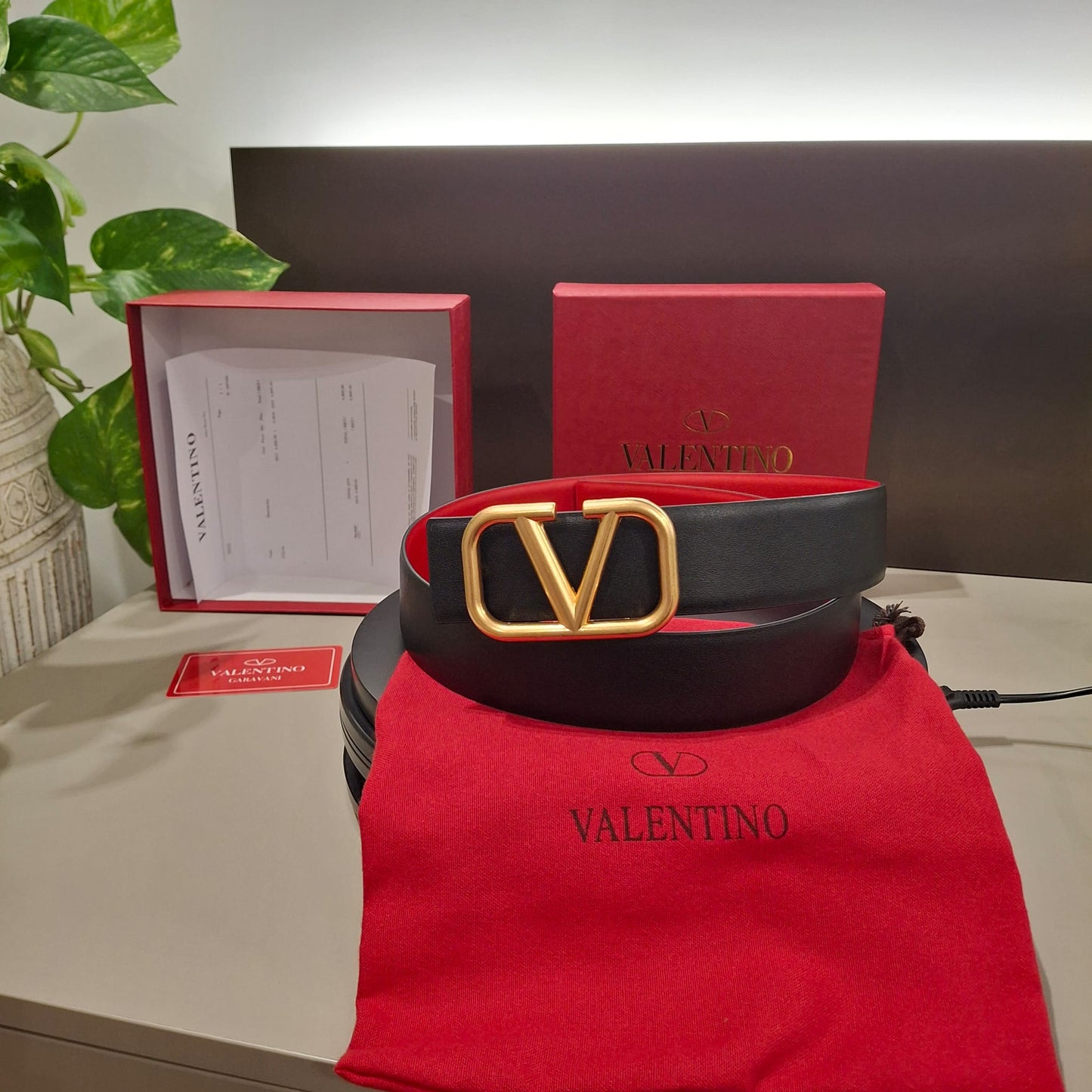 CINTURA VALENTINO VLOGO SIGNATURE