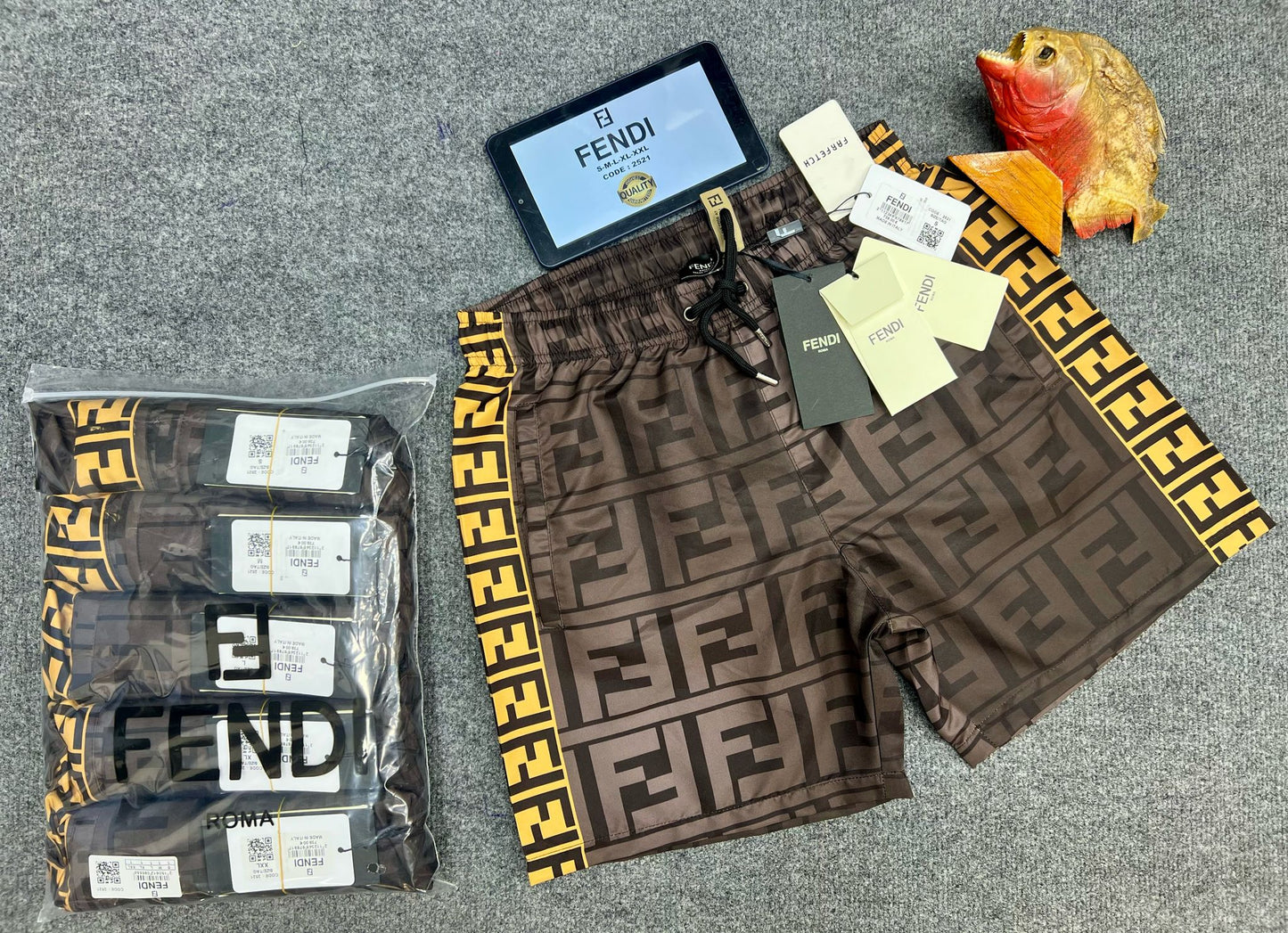 FENDI COSTUME MARE "BIG LOGO"