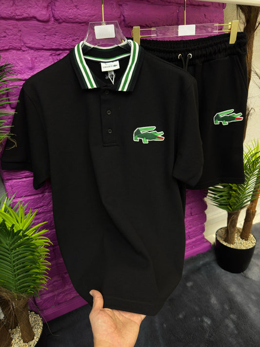 LACOSTE COORDINATO ESTIVO BIG LOGO