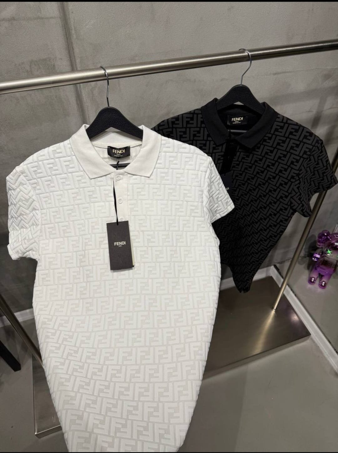 FENDI MULTILOGO POLO