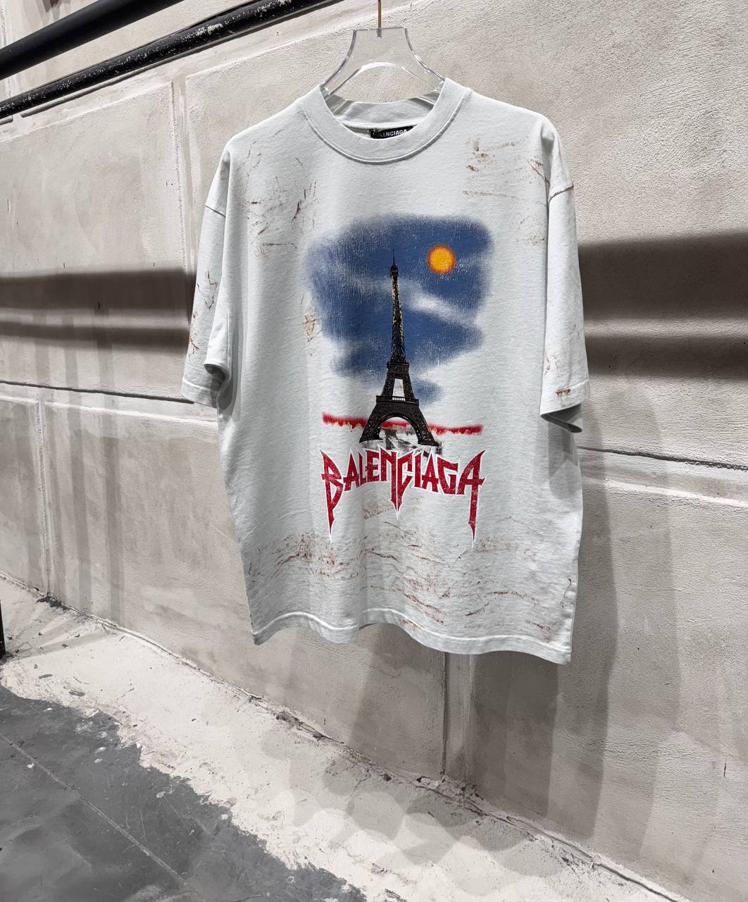 BALENCIAGA T-SHIRT PARIS "MOON VINTAGE"
