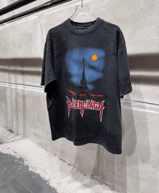 BALENCIAGA T-SHIRT PARIS "MOON VINTAGE"