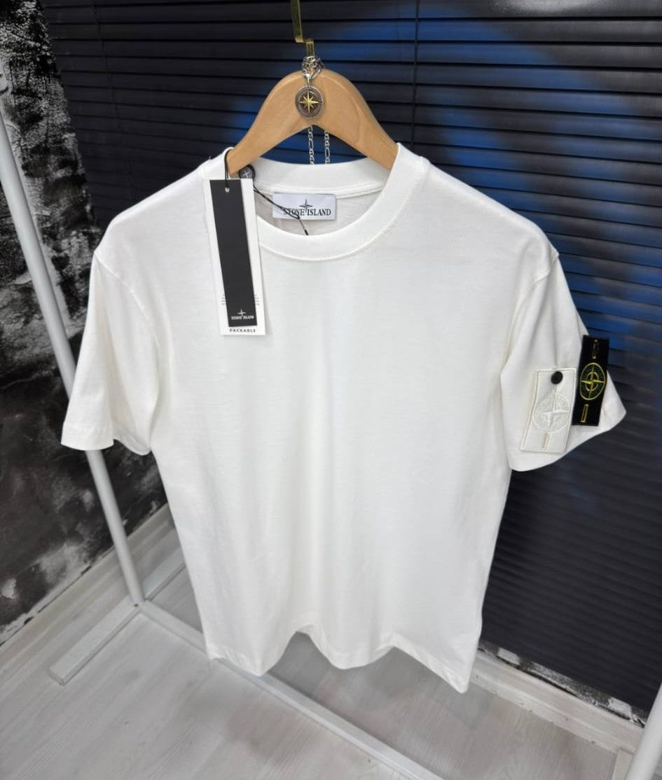 STONE ISLAND "DOPPIA PATCH" T-SHIRT