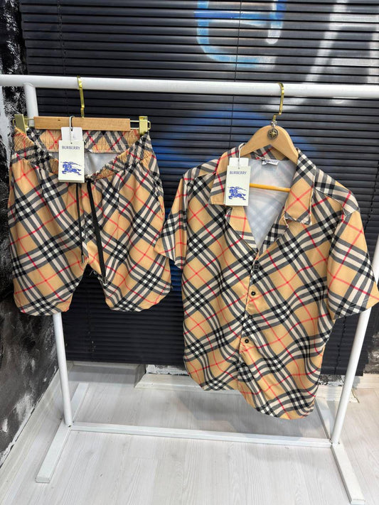 BURBERRY COORDINATO MISTO SETA
