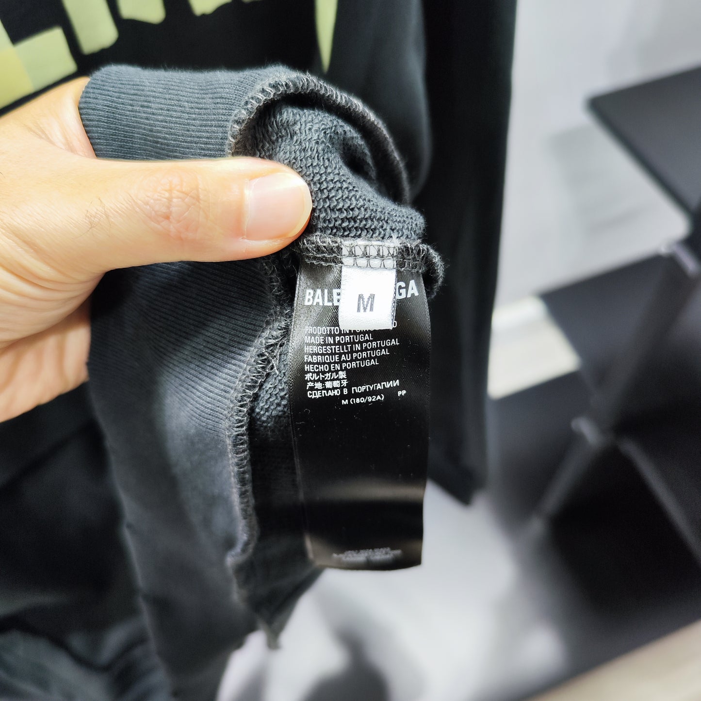 Balenciaga Hoodie "NEW TAPE TYPE" Black