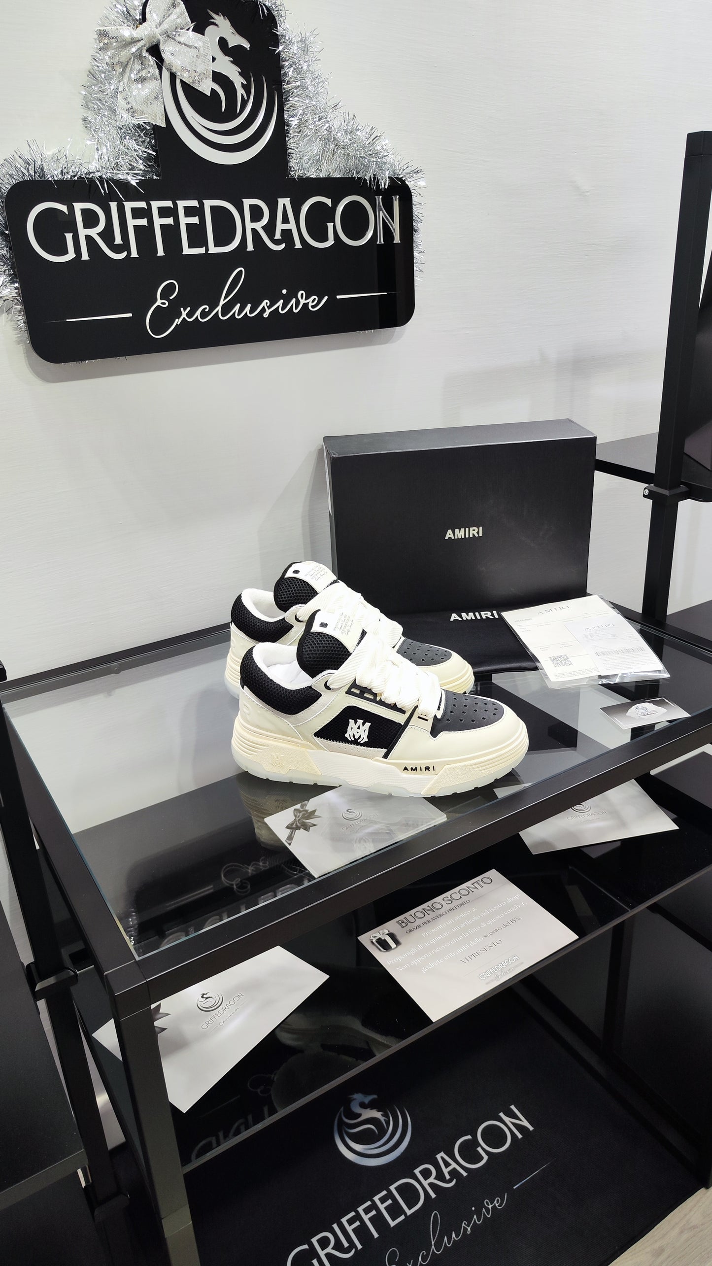 AMIRI MA-1 White/Black