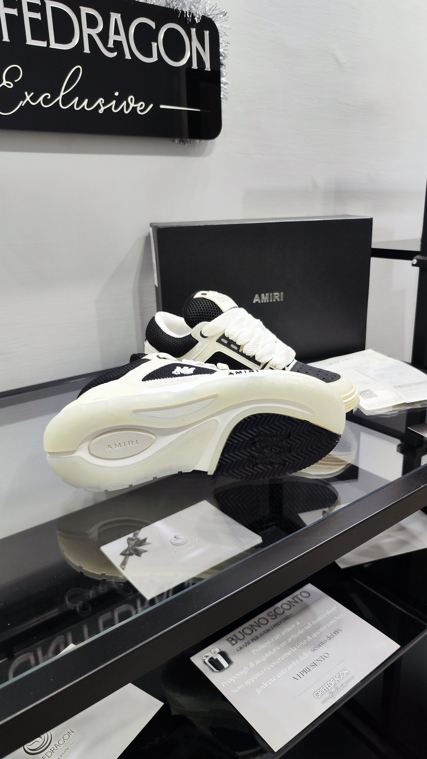 AMIRI MA-1 White/Black