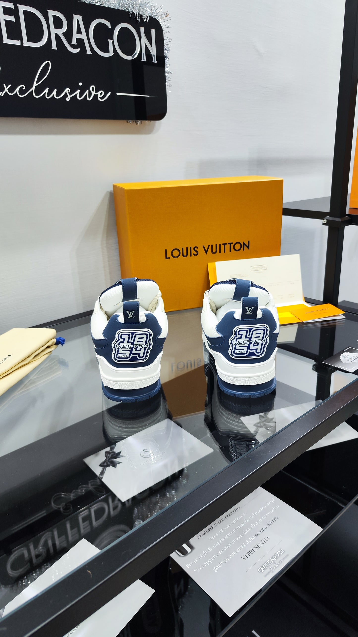 LOUIS VUITTON SKATE BLUE MARINE