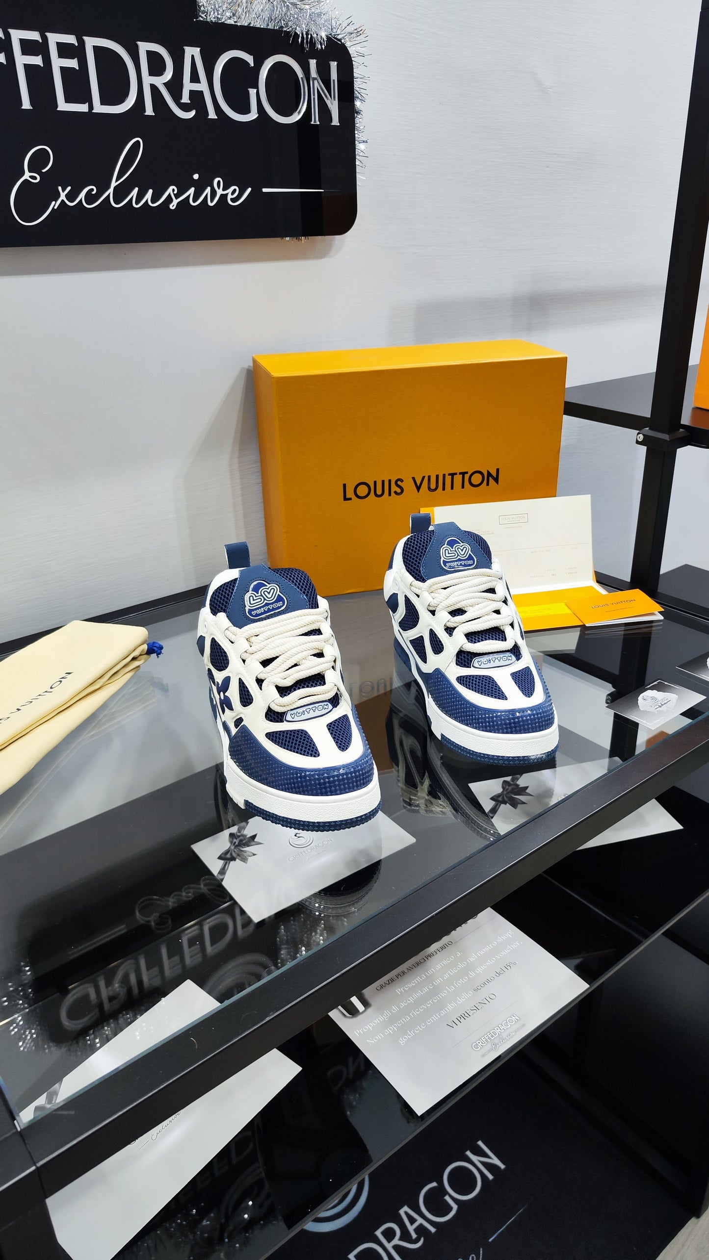 LOUIS VUITTON SKATE BLUE MARINE