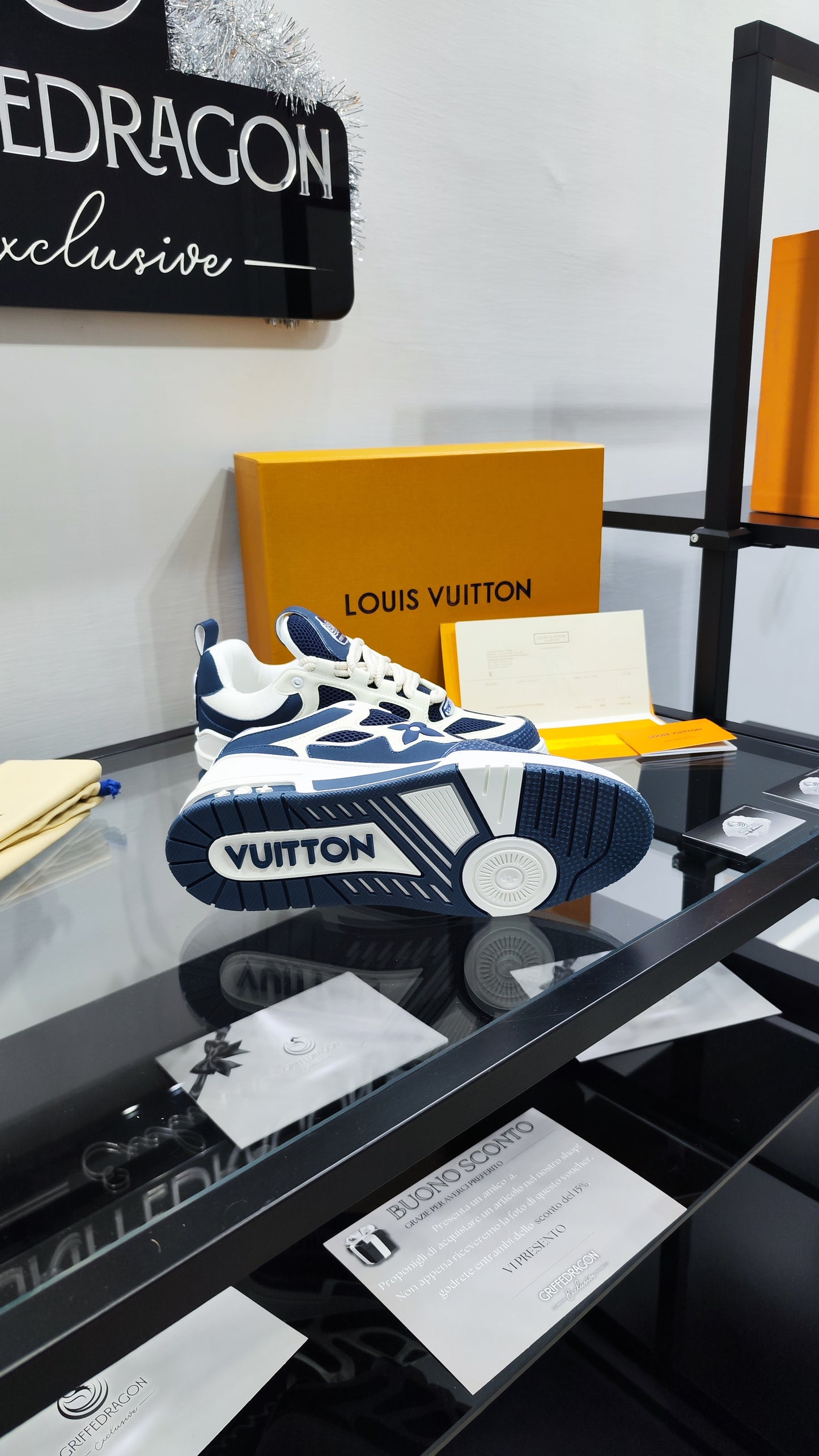 LOUIS VUITTON SKATE BLUE MARINE