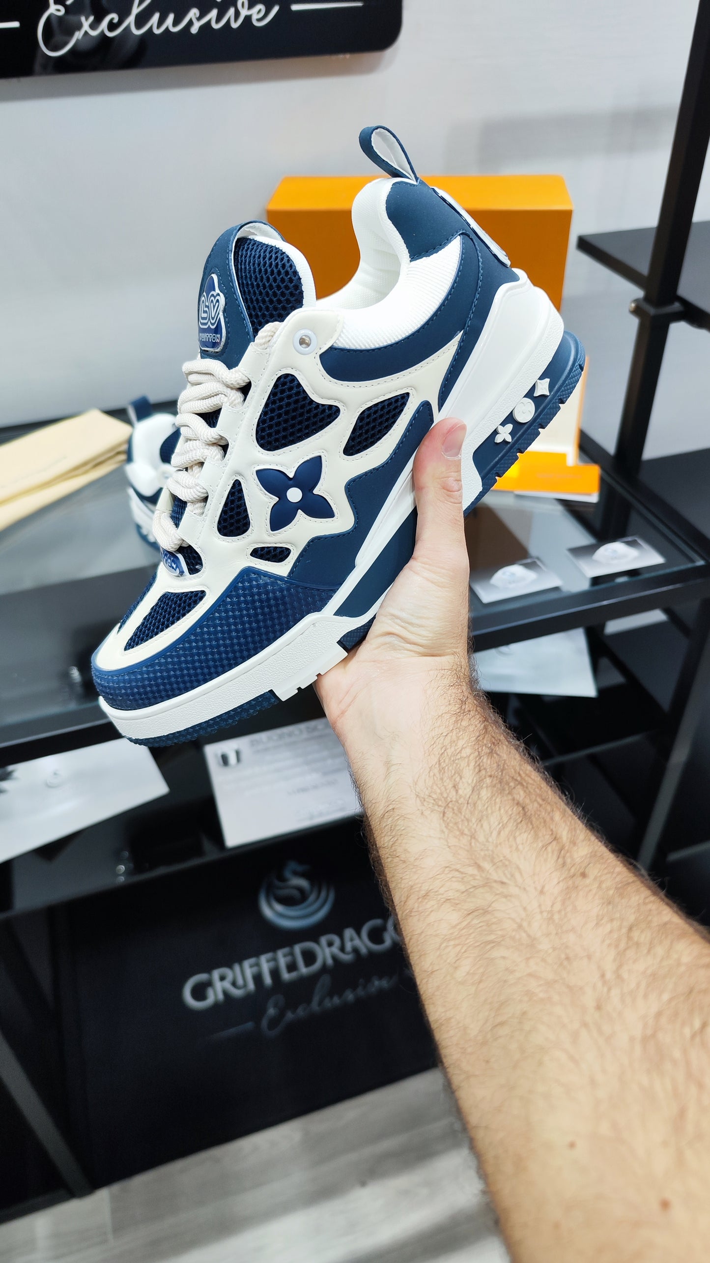 LOUIS VUITTON SKATE BLUE MARINE