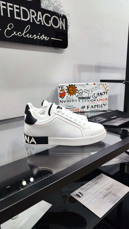 DOLCE E GABBANA PORTOFINO WHITE RETRO BLACK