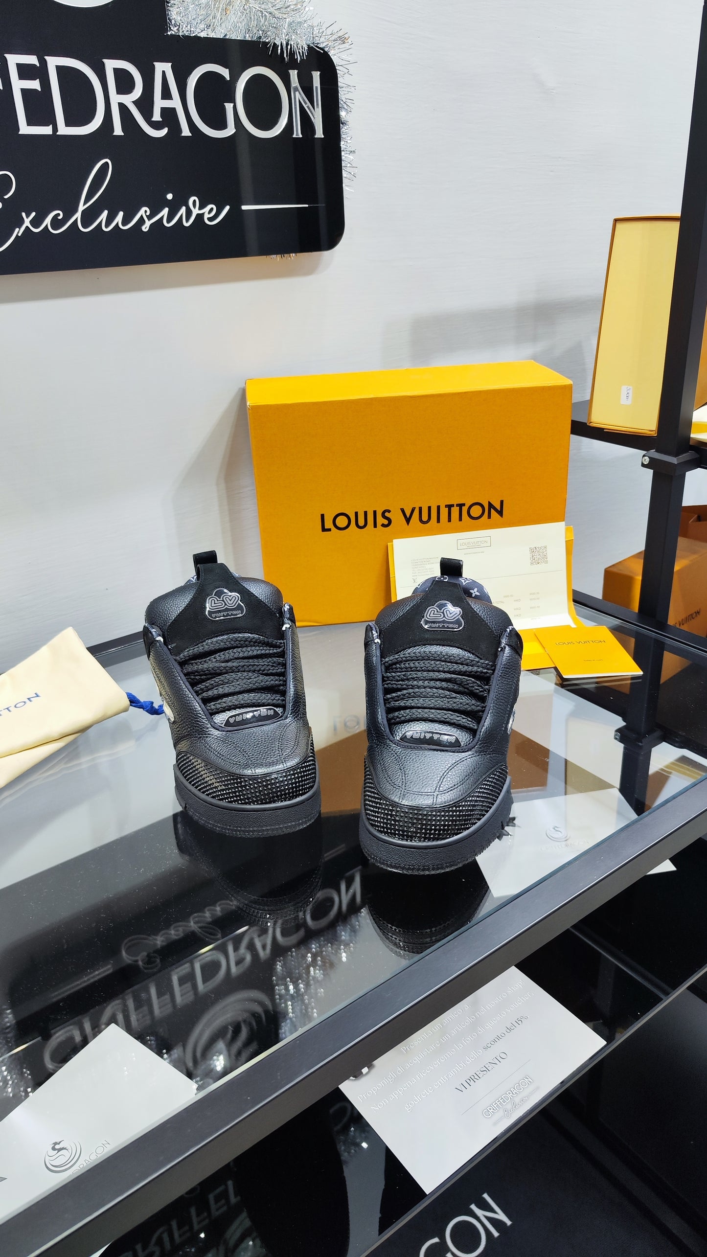 LOUIS VUITTON SKATE TOTAL BLACK