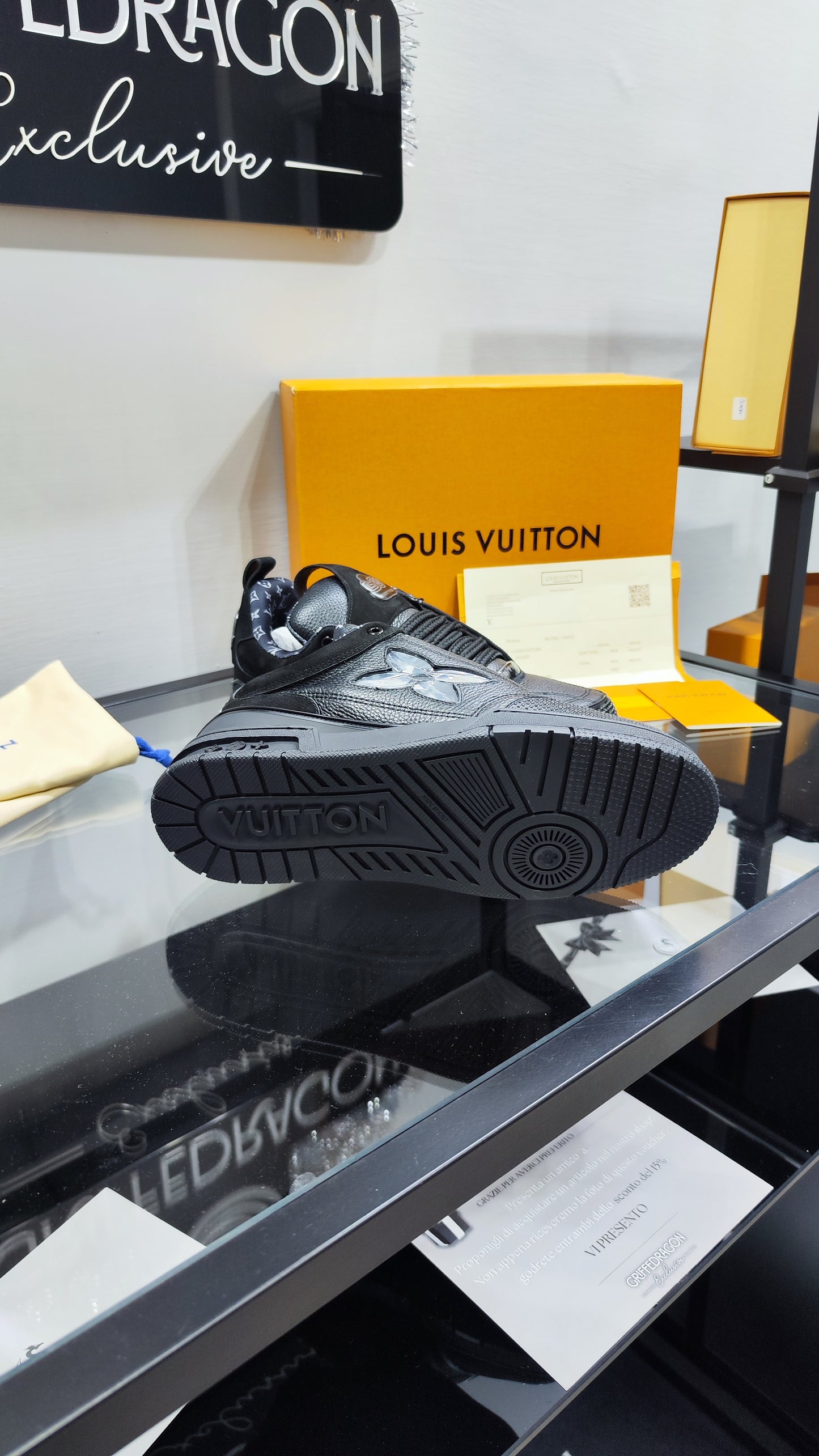 LOUIS VUITTON SKATE TOTAL BLACK