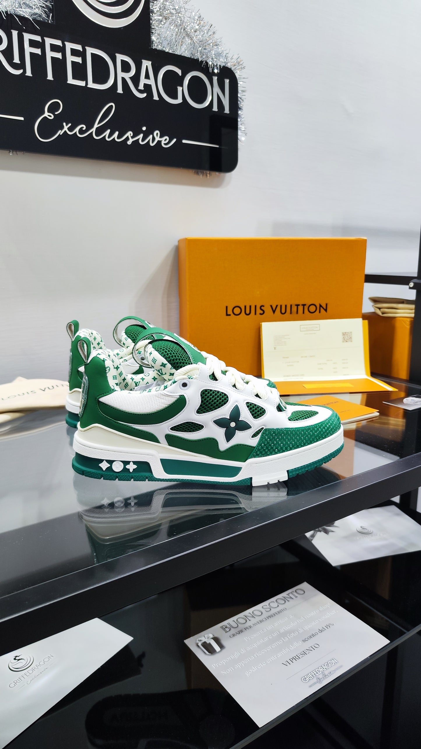 LOUIS VUITTON SKATE GREEN