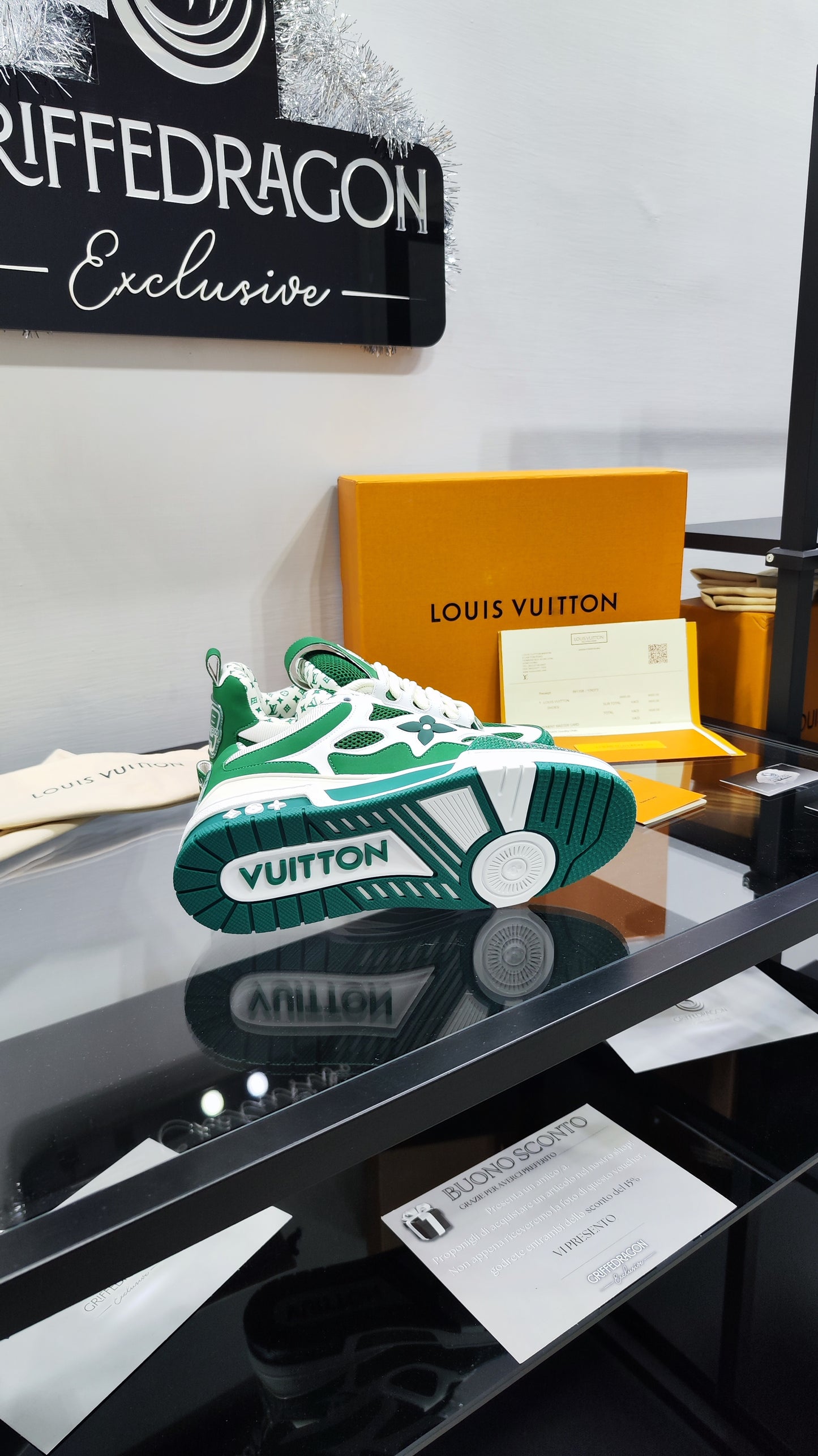 LOUIS VUITTON SKATE GREEN