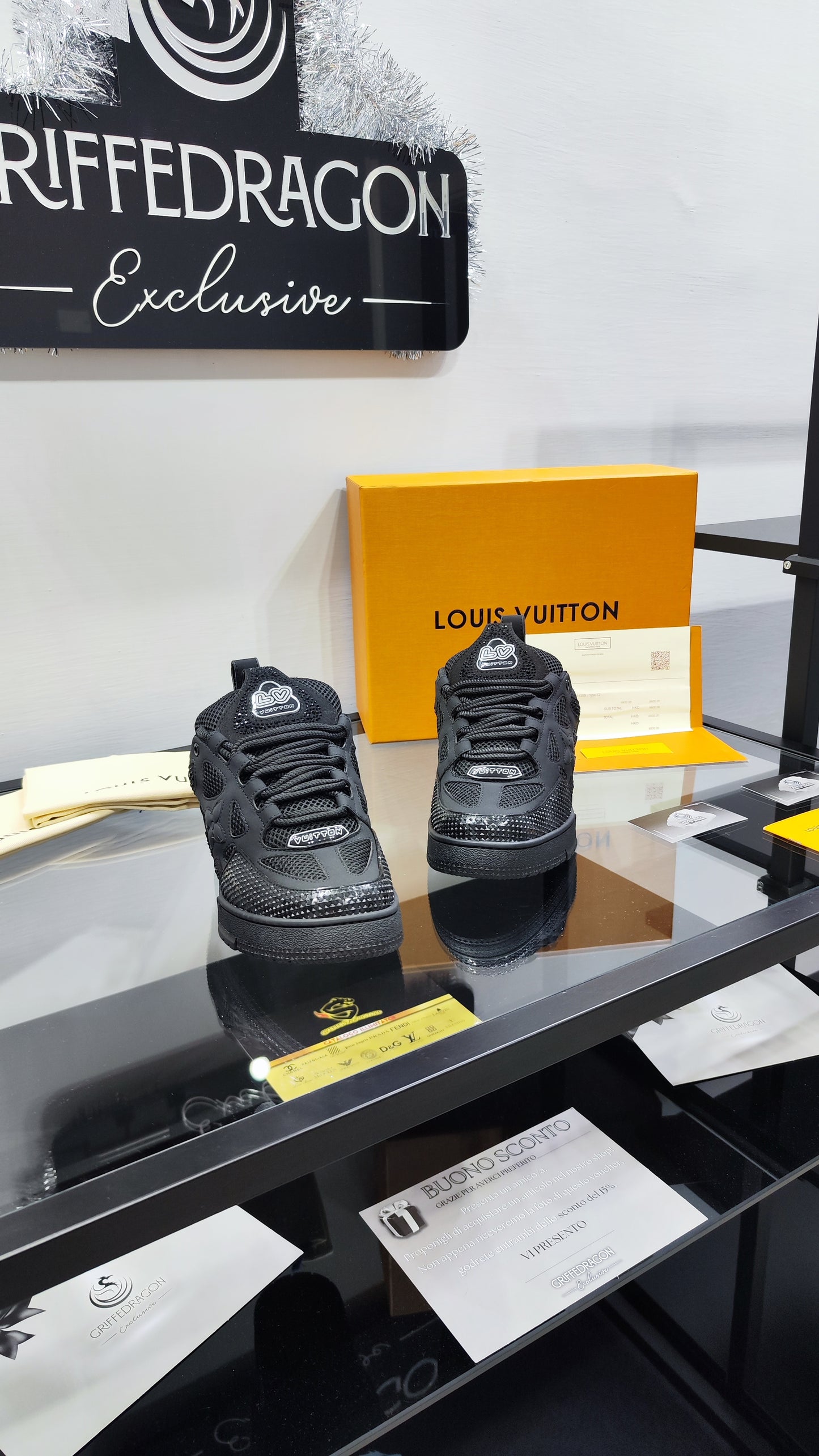 LOUIS VUITTON SKATE TOTAL BLACK SWAROVSKI