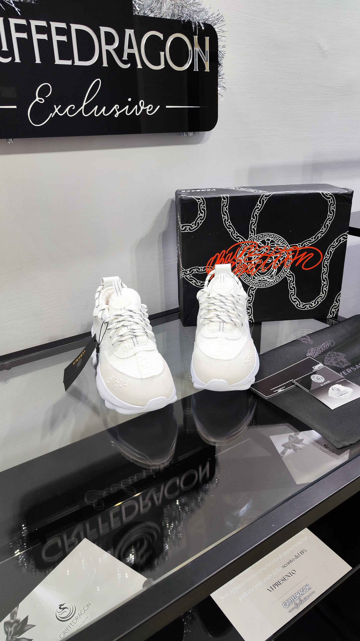 VERSACE CHAIN REACTION TOTAL WHITE