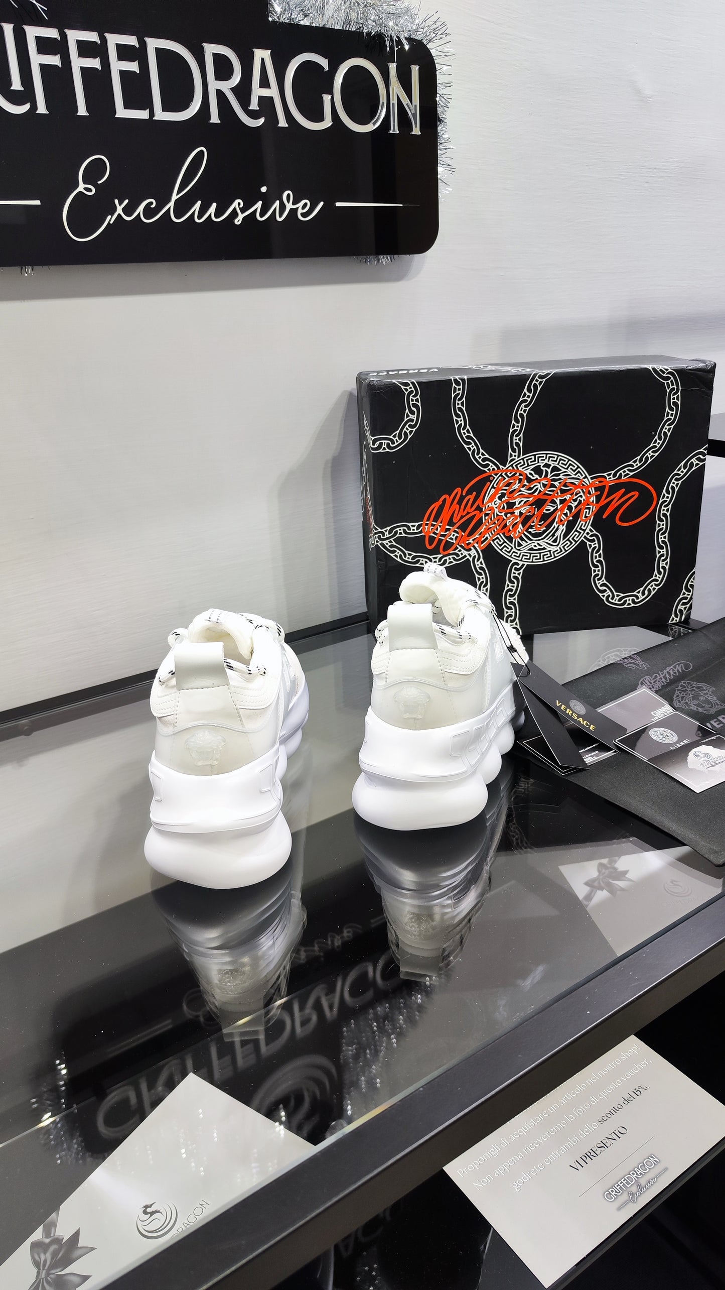 VERSACE CHAIN REACTION TOTAL WHITE