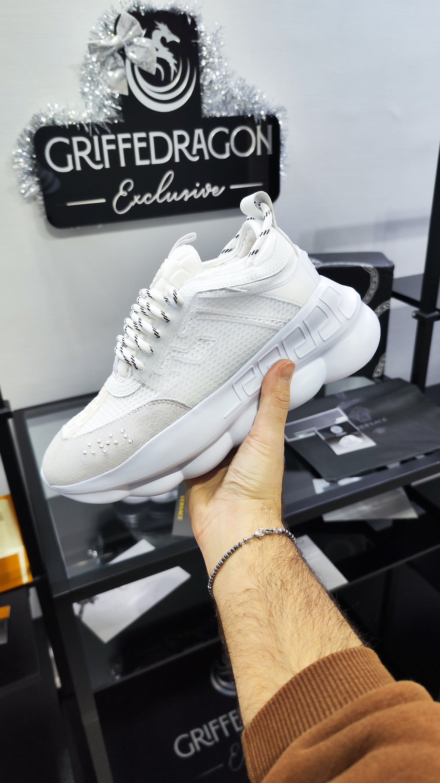 VERSACE CHAIN REACTION TOTAL WHITE