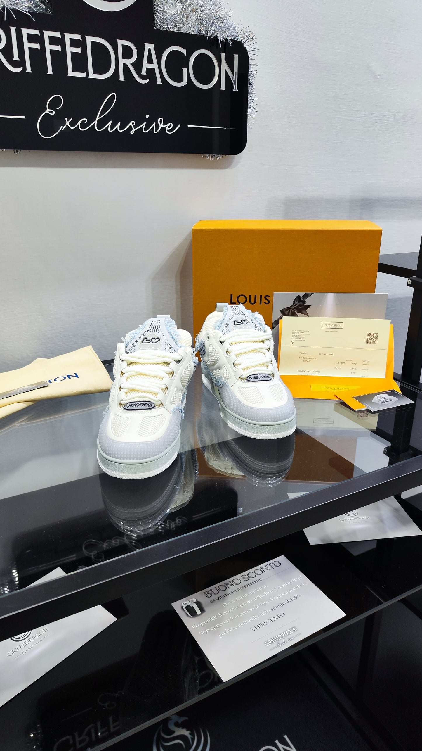 LOUIS VUITTON SKATE GREY SWAROVSKI