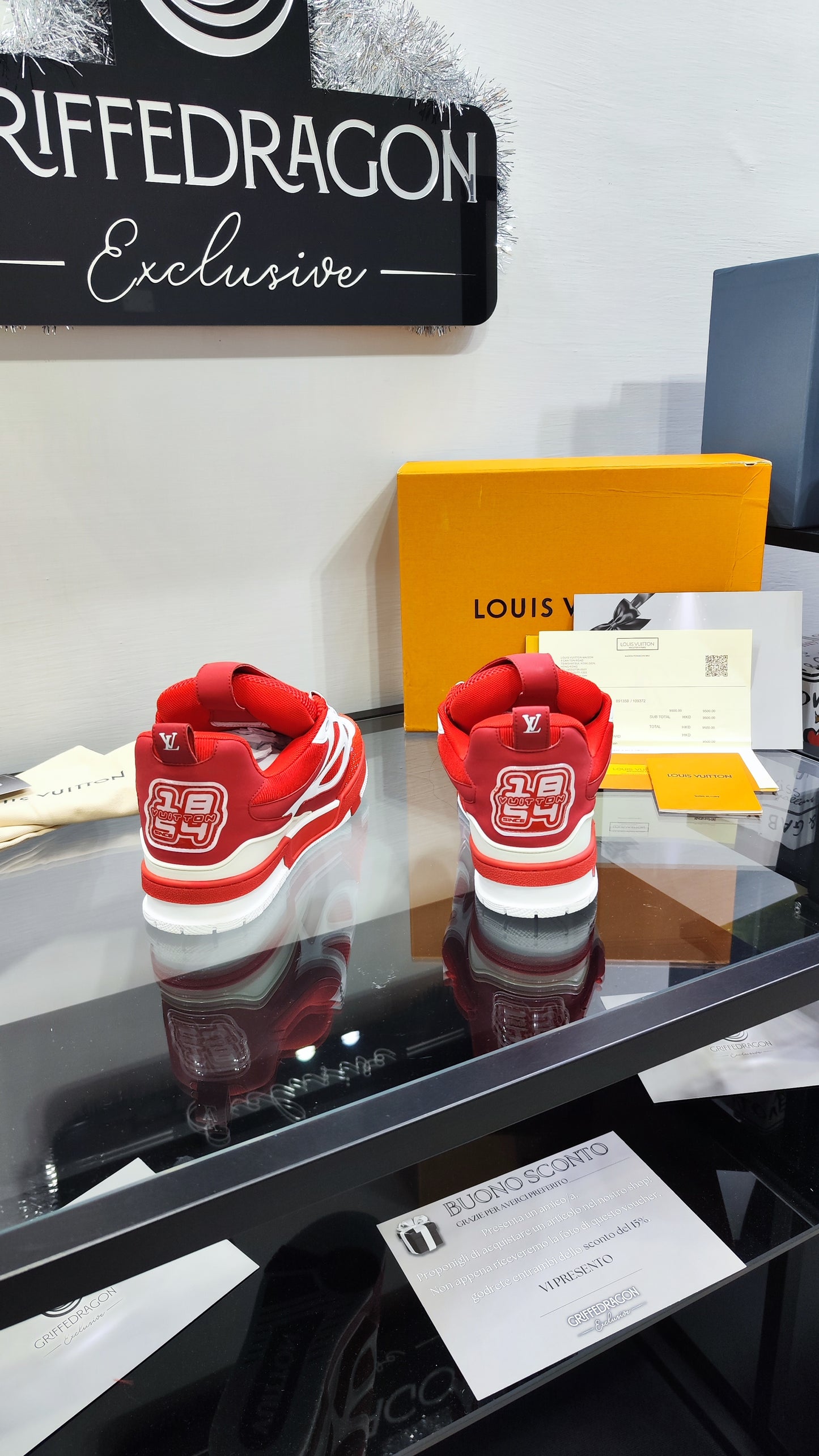 LOUIS VUITTON SKATE RED