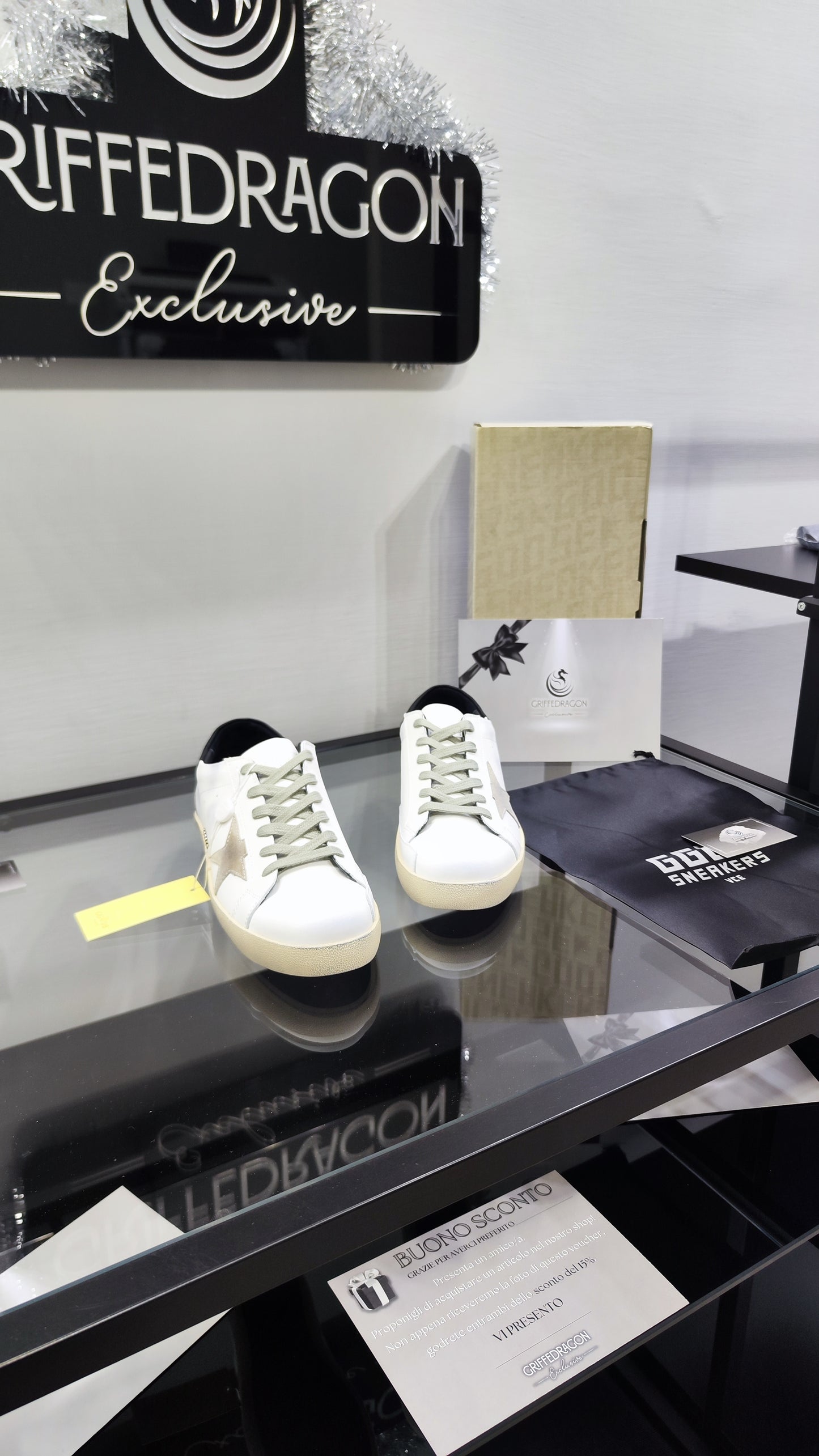 Golden Goose GGDB Bianco Stella Grigio