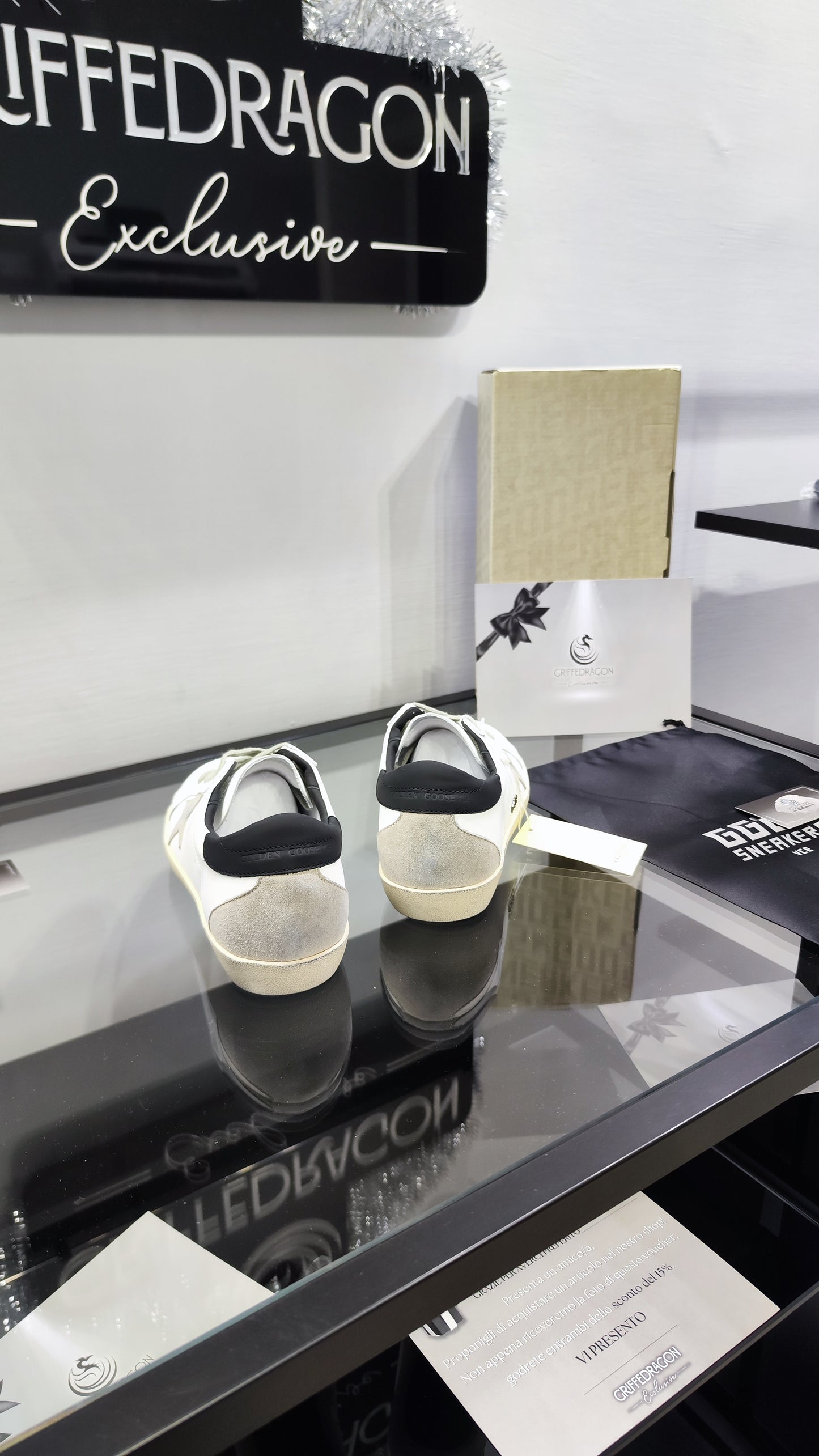Golden Goose GGDB Bianco Stella Grigio