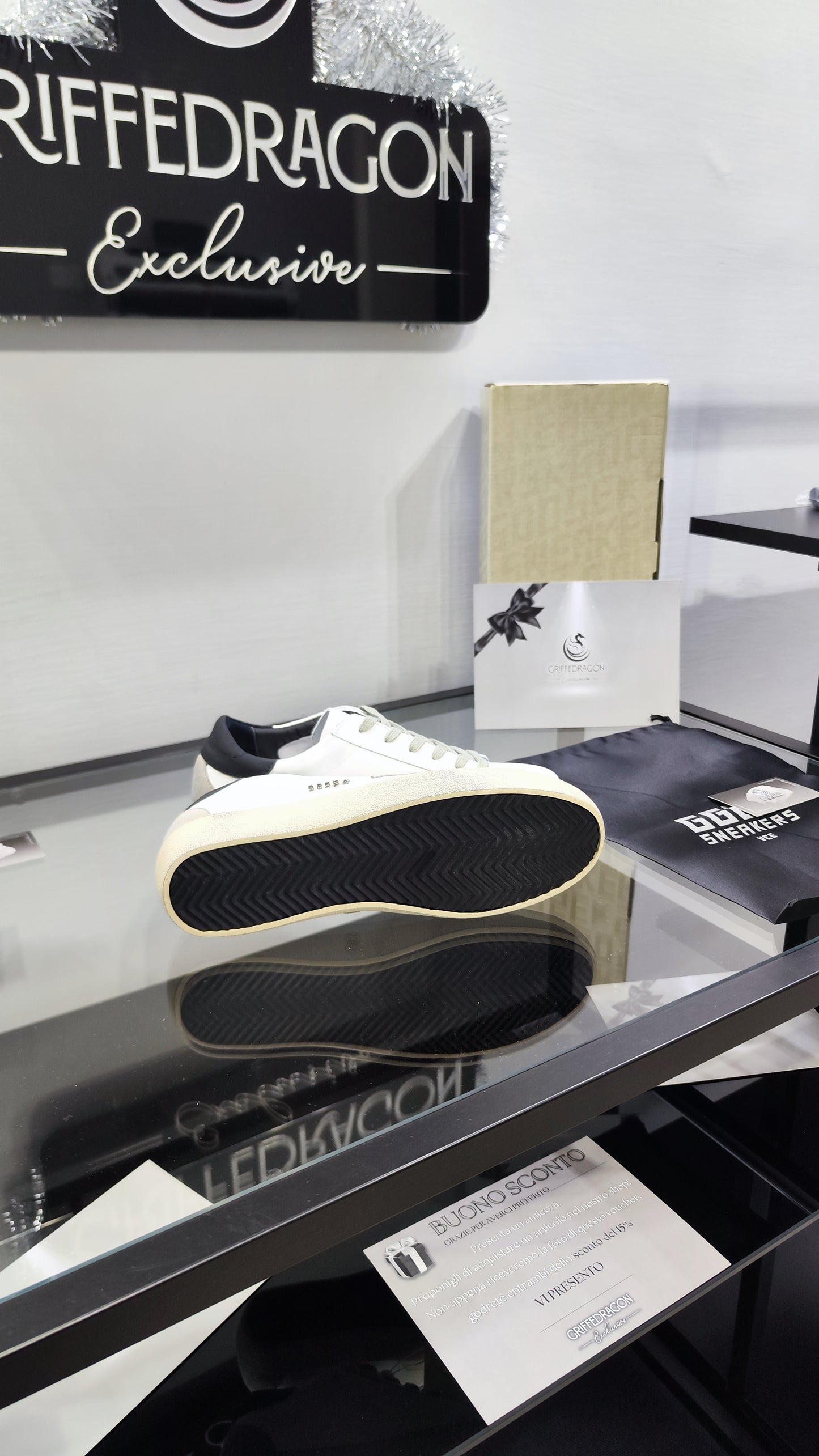 Golden Goose GGDB Bianco Stella Grigio